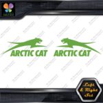 Compatible Arctic Cat Jumping Over Name Left & Right Set Vinyl Decals Stickers - Image 16