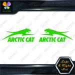 Compatible Arctic Cat Jumping Over Name Left & Right Set Vinyl Decals Stickers - Image 17