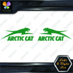 Compatible Arctic Cat Jumping Over Name Left & Right Set Vinyl Decals Stickers - Image 18