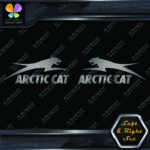 Compatible Arctic Cat Jumping Over Name Left & Right Set Vinyl Decals Stickers - Image 20