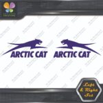 Compatible Arctic Cat Jumping Over Name Left & Right Set Vinyl Decals Stickers - Image 22