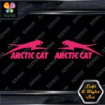 Compatible Arctic Cat Jumping Over Name Left & Right Set Vinyl Decals Stickers - Image 23