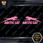 Compatible Arctic Cat Jumping Over Name Left & Right Set Vinyl Decals Stickers - Image 24