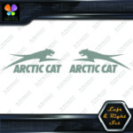 Compatible Arctic Cat Jumping Over Name Left & Right Set Vinyl Decals Stickers - Image 5