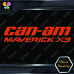 Compatible Can-Am Maverick X3 BRP Bombardier CanAm Can Am Vinyl Decals Stickers