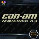 Compatible Can-Am Maverick X3 BRP Bombardier CanAm Can Am Vinyl Decals Stickers - Image 17