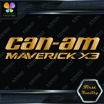 Compatible Can-Am Maverick X3 BRP Bombardier CanAm Can Am Vinyl Decals Stickers - Image 19