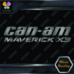 Compatible Can-Am Maverick X3 BRP Bombardier CanAm Can Am Vinyl Decals Stickers - Image 20