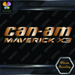 Compatible Can-Am Maverick X3 BRP Bombardier CanAm Can Am Vinyl Decals Stickers - Image 21