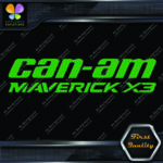 Compatible Can-Am Maverick X3 BRP Bombardier CanAm Can Am Vinyl Decals Stickers - Image 9