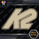 Compatible K2 Snowboards Skis Sports Equipment Outlined Decals Stickers Vinyl - Image 23