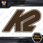 Compatible K2 Snowboards Skis Sports Equipment Outlined Decals Stickers Vinyl - Image 24