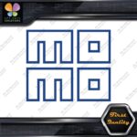 Compatible Momo Logo Square Hollow Racing Tuning JDM Logo Vinyl Decals Stickers - Image 11