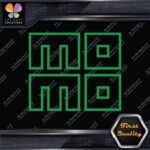 Compatible Momo Logo Square Hollow Racing Tuning JDM Logo Vinyl Decals Stickers - Image 14