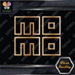 Compatible Momo Logo Square Hollow Racing Tuning JDM Logo Vinyl Decals Stickers - Image 17