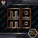 Compatible Momo Logo Square Hollow Racing Tuning JDM Logo Vinyl Decals Stickers - Image 19