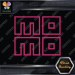 Compatible Momo Logo Square Hollow Racing Tuning JDM Logo Vinyl Decals Stickers - Image 20