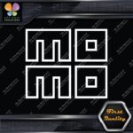 Compatible Momo Logo Square Hollow Racing Tuning JDM Logo Vinyl Decals Stickers - Image 4