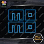 Compatible Momo Logo Square Hollow Racing Tuning JDM Logo Vinyl Decals Stickers - Image 10