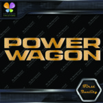 Compatible Power Wagon 2 Lines Trucks Logo Ram 1500 2500 Vinyl Decals Stickers - Image 11