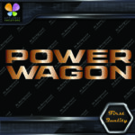 Compatible Power Wagon 2 Lines Trucks Logo Ram 1500 2500 Vinyl Decals Stickers - Image 13