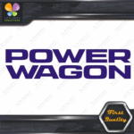 Compatible Power Wagon 2 Lines Trucks Logo Ram 1500 2500 Vinyl Decals Stickers - Image 20