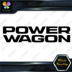 Compatible Power Wagon 2 Lines Trucks Logo Ram 1500 2500 Vinyl Decals Stickers - Image 4