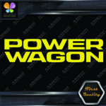 Compatible Power Wagon 2 Lines Trucks Logo Ram 1500 2500 Vinyl Decals Stickers - Image 5