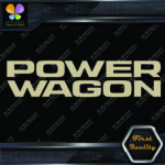 Compatible Power Wagon 2 Lines Trucks Logo Ram 1500 2500 Vinyl Decals Stickers - Image 10