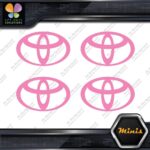 Compatible Toyota Oval Emblem Logo Pack of 4 MINI SIZE Decals Stickers Vinyl - Image 20