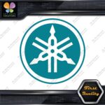 Compatible Yamaha Circle Tuning Fork Only Logo Music Vinyl Decals Stickers - Image 13