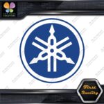 Compatible Yamaha Circle Tuning Fork Only Logo Music Vinyl Decals Stickers