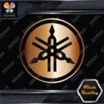 Compatible Yamaha Circle Tuning Fork Only Logo Music Vinyl Decals Stickers - Image 19