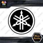 Compatible Yamaha Circle Tuning Fork Only Logo Music Vinyl Decals Stickers - Image 3