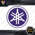 Compatible Yamaha Circle Tuning Fork Only Logo Music Vinyl Decals Stickers - Image 22