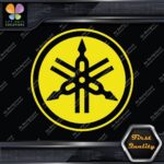 Compatible Yamaha Circle Tuning Fork Only Logo Music Vinyl Decals Stickers - Image 6