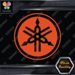 Compatible Yamaha Circle Tuning Fork Only Logo Music Vinyl Decals Stickers - Image 8