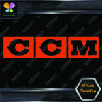Compatible with CCM Letters Vintage Logo Sports Equipment Vinyl Decals Stickers - Image 11