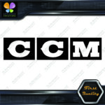Compatible with CCM Letters Vintage Logo Sports Equipment Vinyl Decals Stickers - Image 3