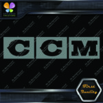 Compatible with CCM Letters Vintage Logo Sports Equipment Vinyl Decals Stickers - Image 6