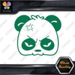 Panda Bear Head Face Angry Mad Sad Tuning Funny JDM Vinyl Decals Stickers - Image 11