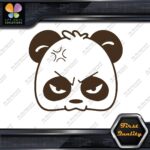 Panda Bear Head Face Angry Mad Sad Tuning Funny JDM Vinyl Decals Stickers - Image 13