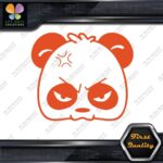 Panda Bear Head Face Angry Mad Sad Tuning Funny JDM Vinyl Decals Stickers - Image 15