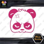 Panda Bear Head Face Angry Mad Sad Tuning Funny JDM Vinyl Decals Stickers