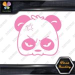 Panda Bear Head Face Angry Mad Sad Tuning Funny JDM Vinyl Decals Stickers - Image 18