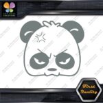 Panda Bear Head Face Angry Mad Sad Tuning Funny JDM Vinyl Decals Stickers - Image 19