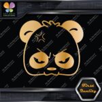 Panda Bear Head Face Angry Mad Sad Tuning Funny JDM Vinyl Decals Stickers - Image 21