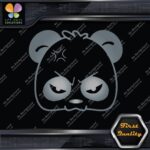 Panda Bear Head Face Angry Mad Sad Tuning Funny JDM Vinyl Decals Stickers - Image 22