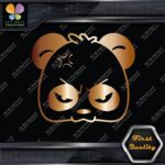 Panda Bear Head Face Angry Mad Sad Tuning Funny JDM Vinyl Decals Stickers - Image 23