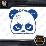 Panda Bear Head Face Angry Mad Sad Tuning Funny JDM Vinyl Decals Stickers - Image 5